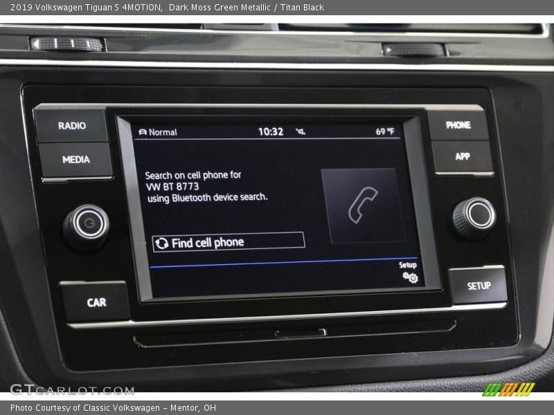 Dark Moss Green Metallic / Titan Black 2019 Volkswagen Tiguan S 4MOTION