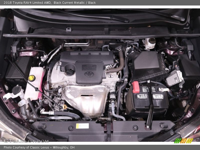 Black Current Metallic / Black 2018 Toyota RAV4 Limited AWD
