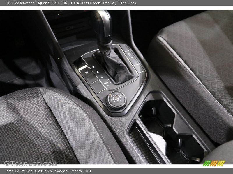 Dark Moss Green Metallic / Titan Black 2019 Volkswagen Tiguan S 4MOTION