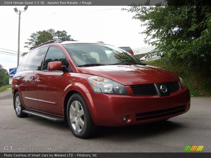 Autumn Red Metallic / Rouge 2004 Nissan Quest 3.5 SE