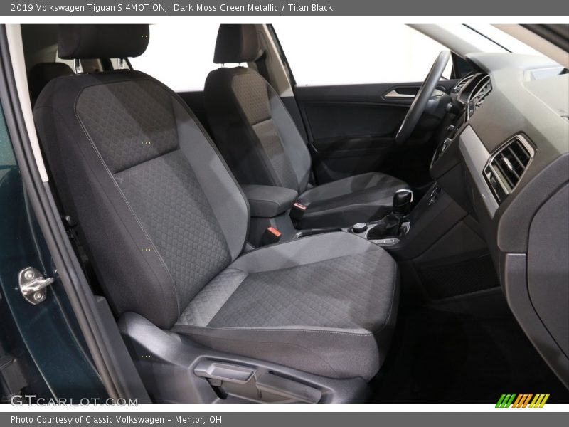 Dark Moss Green Metallic / Titan Black 2019 Volkswagen Tiguan S 4MOTION