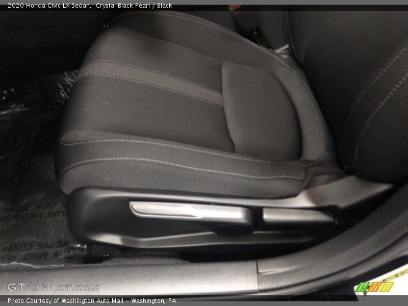 Crystal Black Pearl / Black 2020 Honda Civic LX Sedan