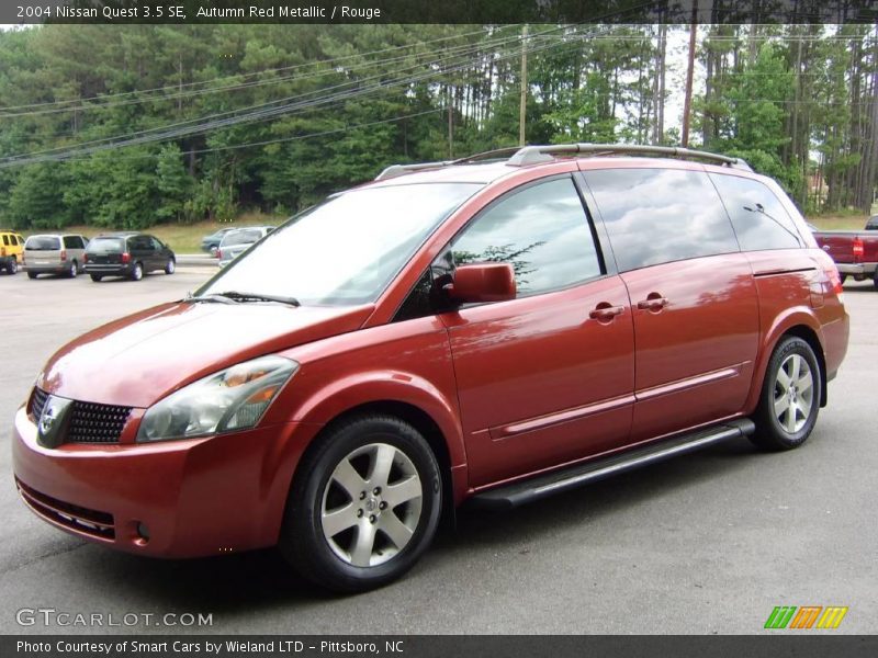 Autumn Red Metallic / Rouge 2004 Nissan Quest 3.5 SE
