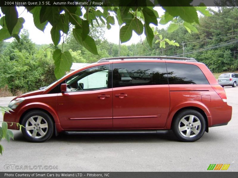 Autumn Red Metallic / Rouge 2004 Nissan Quest 3.5 SE