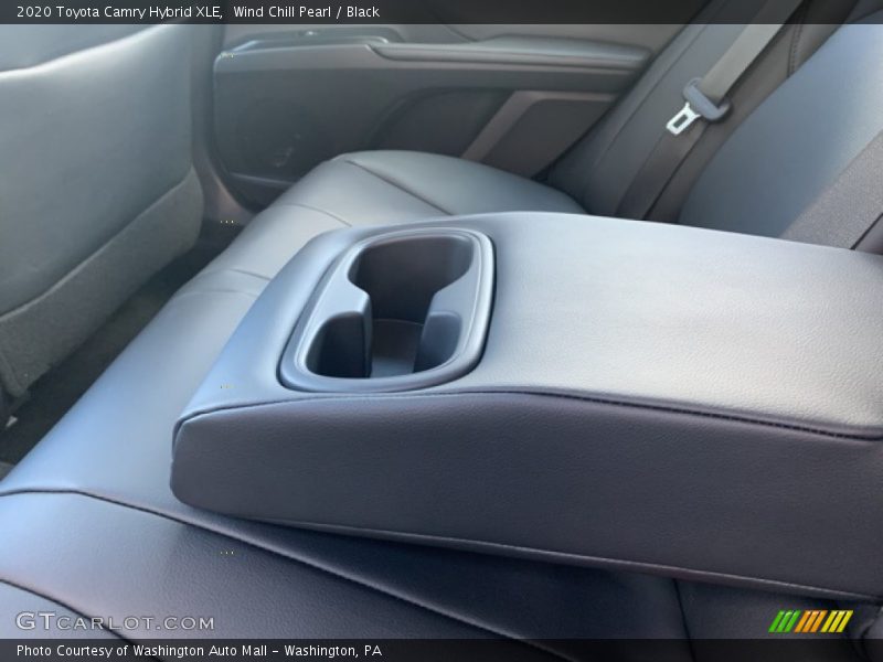 Wind Chill Pearl / Black 2020 Toyota Camry Hybrid XLE