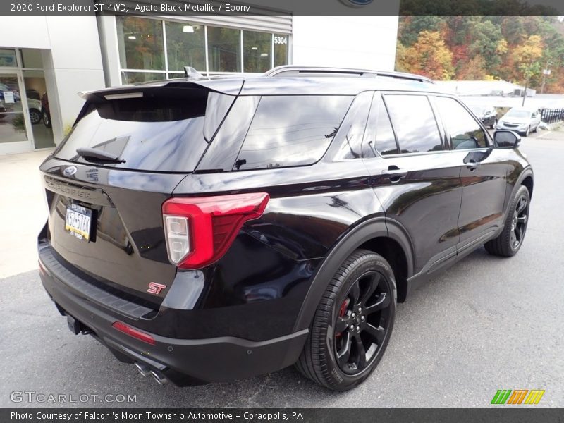 Agate Black Metallic / Ebony 2020 Ford Explorer ST 4WD