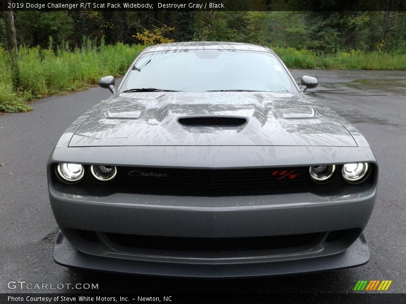 Destroyer Gray / Black 2019 Dodge Challenger R/T Scat Pack Widebody