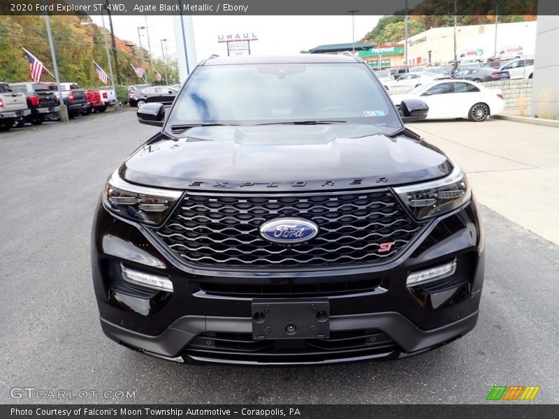 Agate Black Metallic / Ebony 2020 Ford Explorer ST 4WD