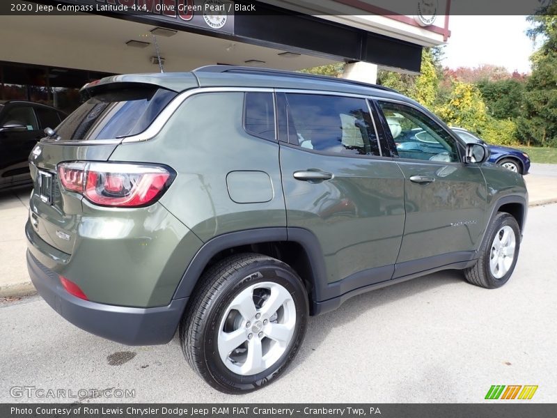 Olive Green Pearl / Black 2020 Jeep Compass Latitude 4x4
