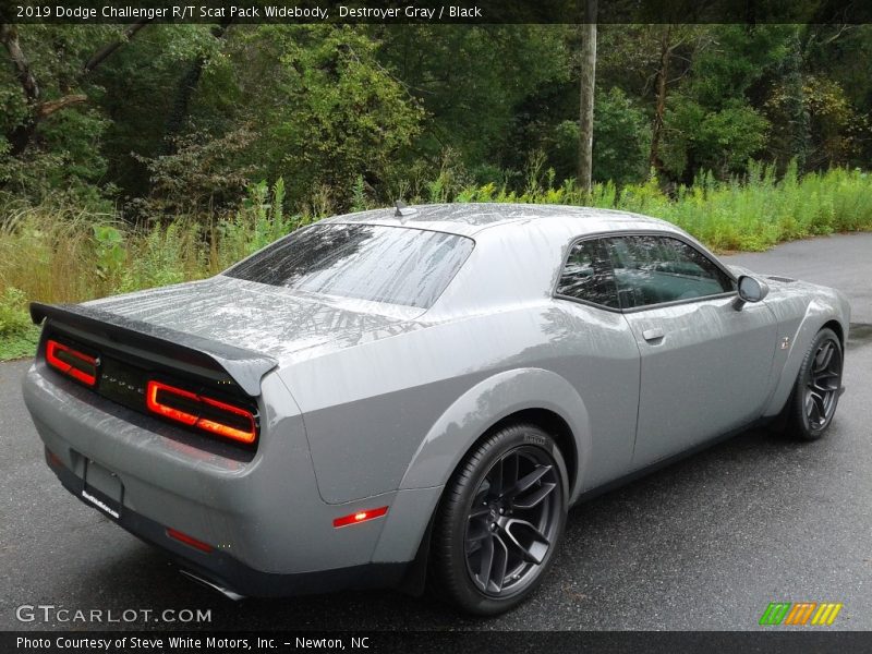 Destroyer Gray / Black 2019 Dodge Challenger R/T Scat Pack Widebody