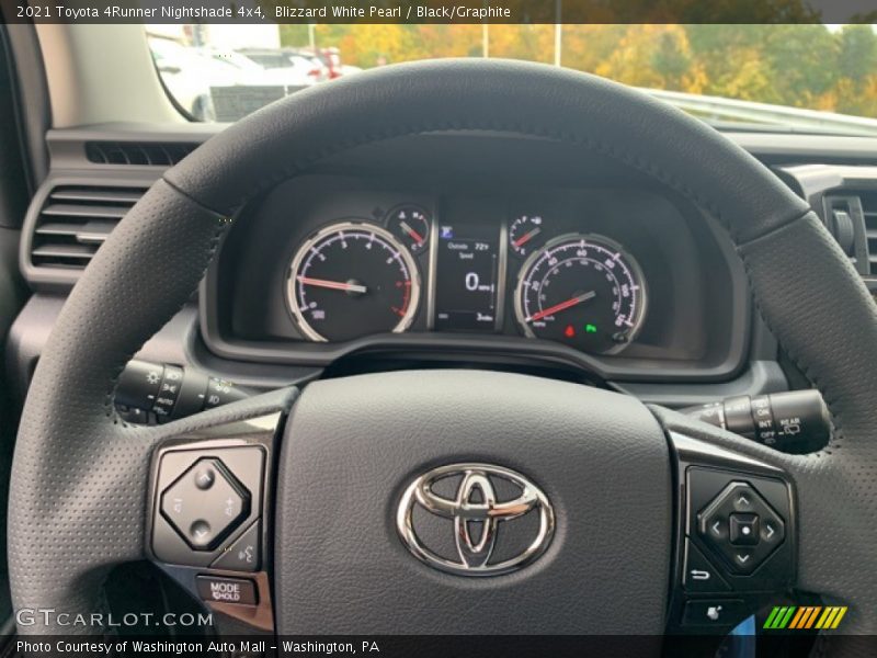 Blizzard White Pearl / Black/Graphite 2021 Toyota 4Runner Nightshade 4x4