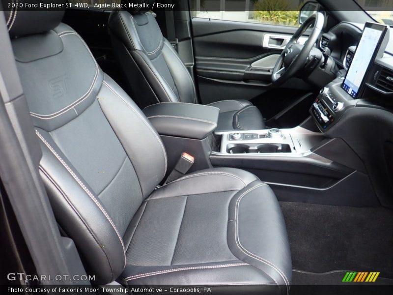 Front Seat of 2020 Explorer ST 4WD