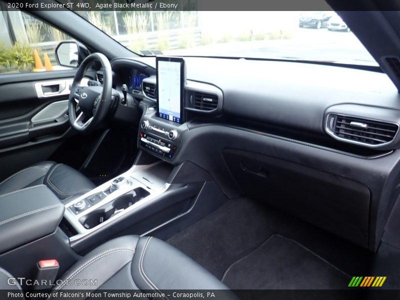 Agate Black Metallic / Ebony 2020 Ford Explorer ST 4WD