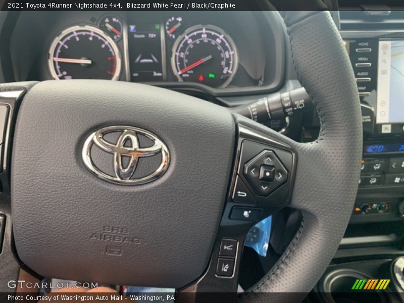 Blizzard White Pearl / Black/Graphite 2021 Toyota 4Runner Nightshade 4x4