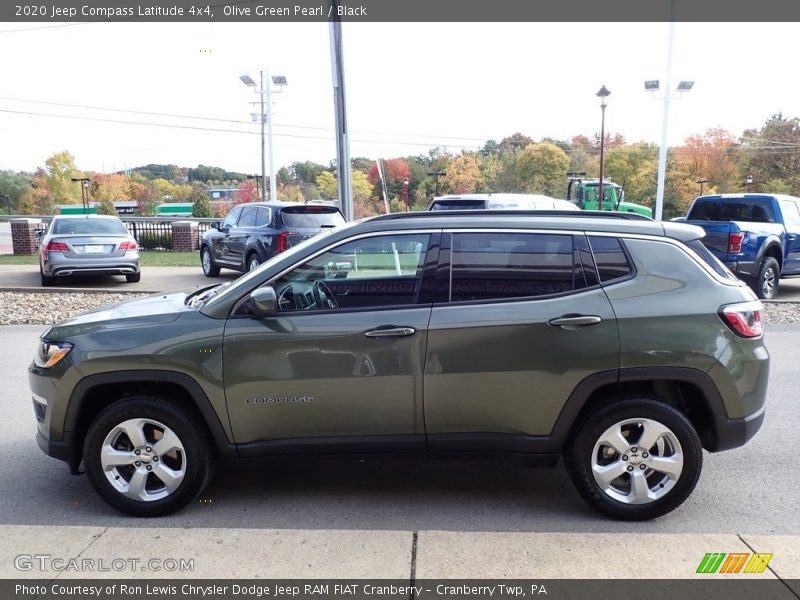 Olive Green Pearl / Black 2020 Jeep Compass Latitude 4x4