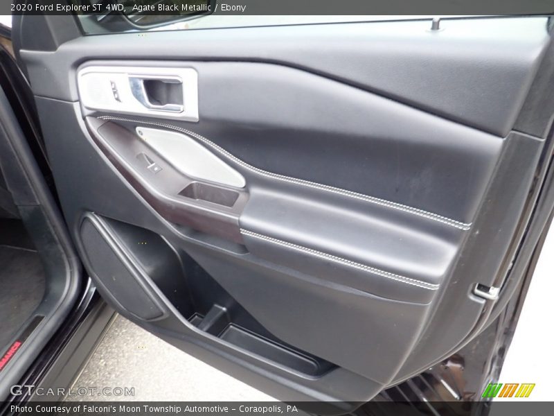 Agate Black Metallic / Ebony 2020 Ford Explorer ST 4WD