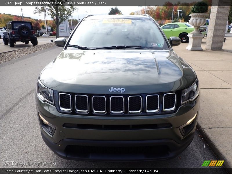 Olive Green Pearl / Black 2020 Jeep Compass Latitude 4x4