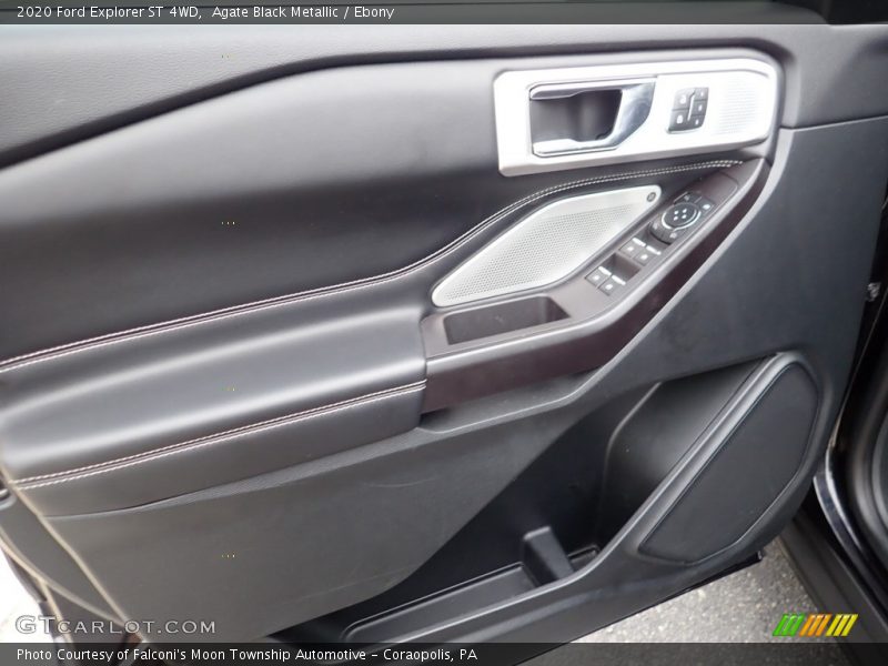 Agate Black Metallic / Ebony 2020 Ford Explorer ST 4WD