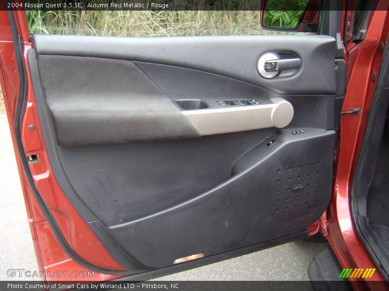 Autumn Red Metallic / Rouge 2004 Nissan Quest 3.5 SE