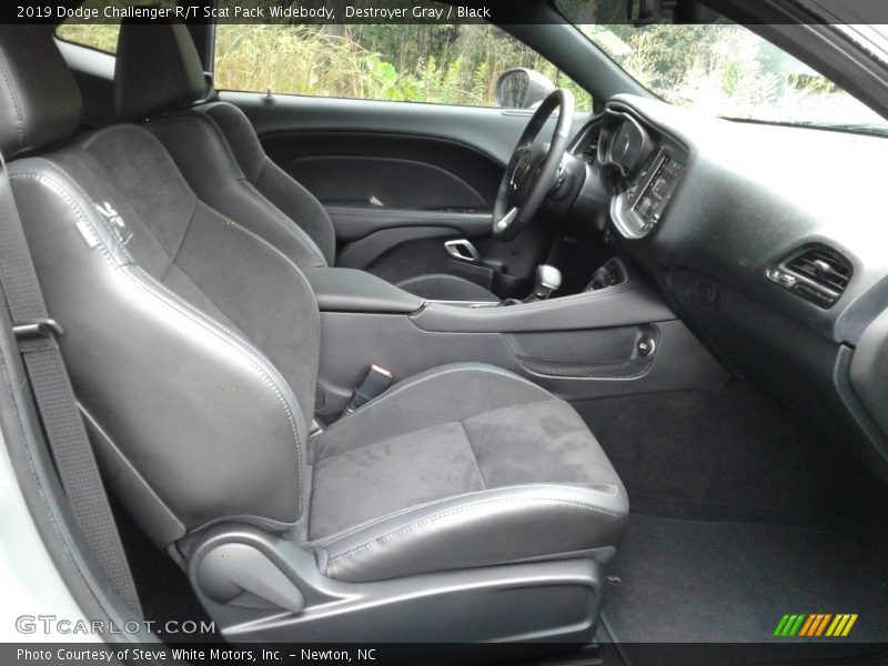 Destroyer Gray / Black 2019 Dodge Challenger R/T Scat Pack Widebody