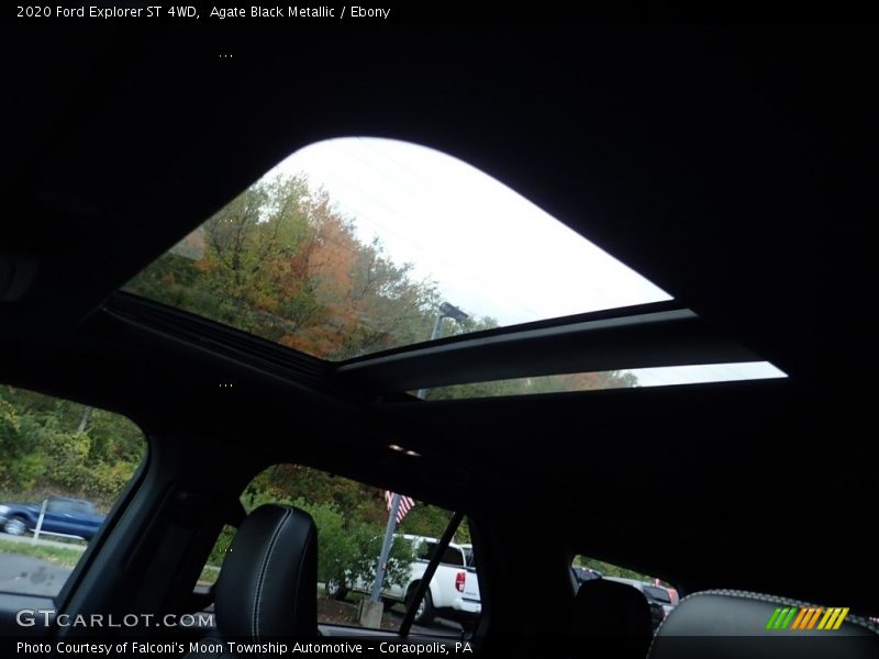 Agate Black Metallic / Ebony 2020 Ford Explorer ST 4WD