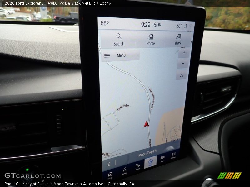 Agate Black Metallic / Ebony 2020 Ford Explorer ST 4WD