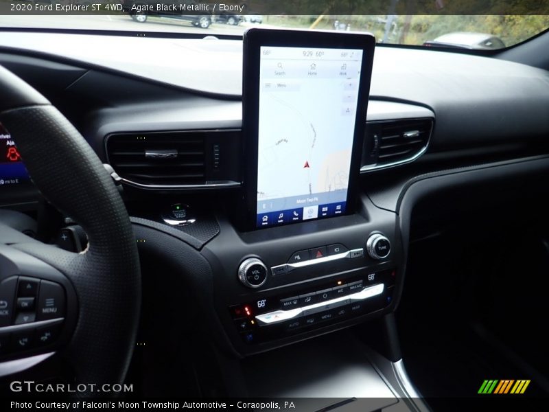 Agate Black Metallic / Ebony 2020 Ford Explorer ST 4WD