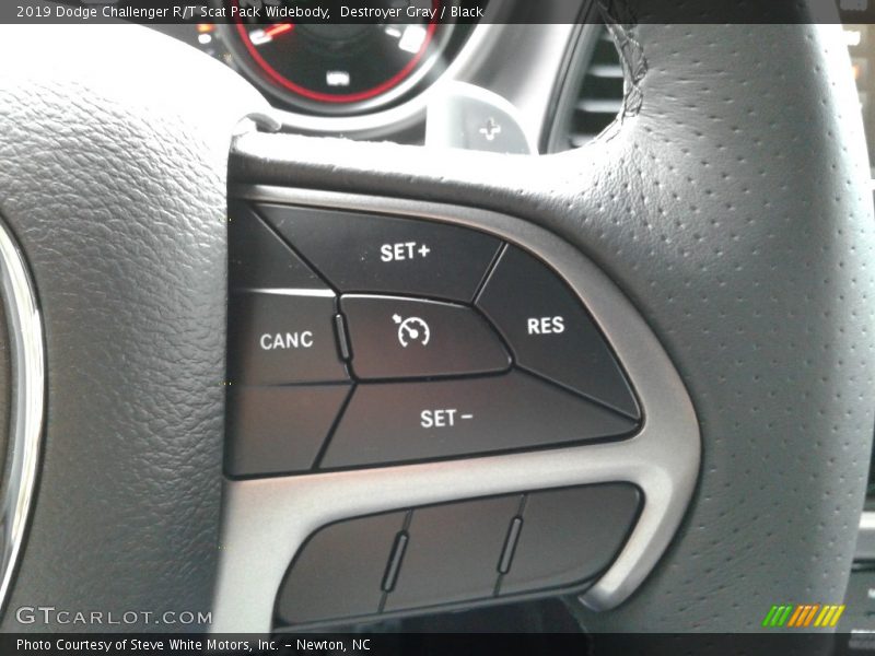 Destroyer Gray / Black 2019 Dodge Challenger R/T Scat Pack Widebody
