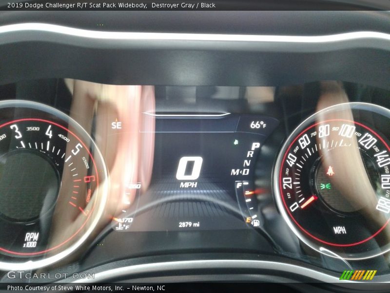 Destroyer Gray / Black 2019 Dodge Challenger R/T Scat Pack Widebody