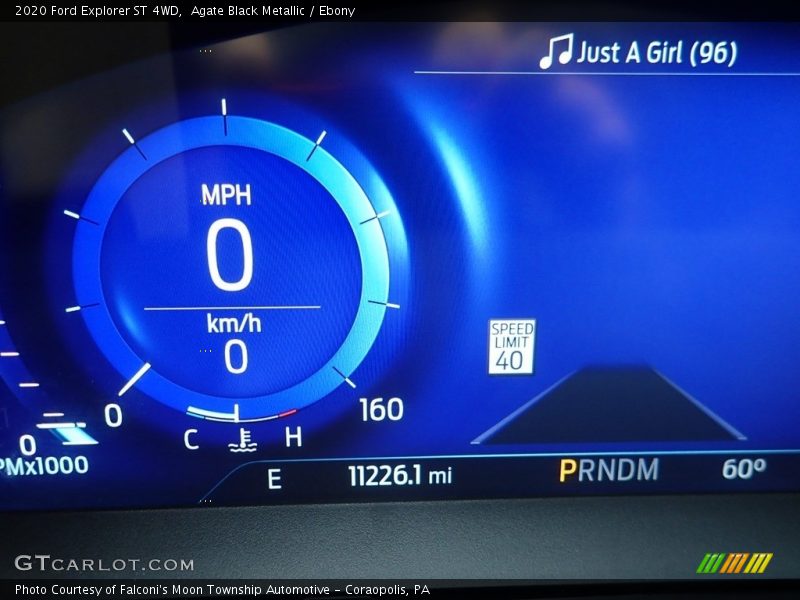 Agate Black Metallic / Ebony 2020 Ford Explorer ST 4WD