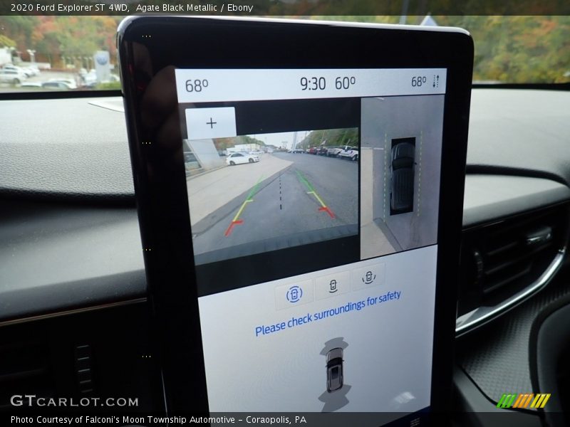 Agate Black Metallic / Ebony 2020 Ford Explorer ST 4WD
