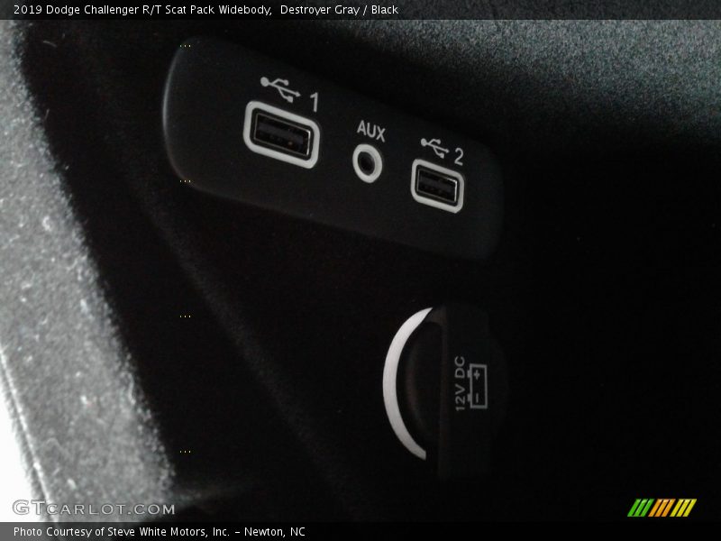 Destroyer Gray / Black 2019 Dodge Challenger R/T Scat Pack Widebody
