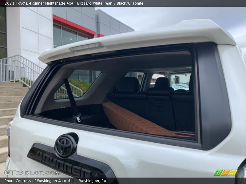 Blizzard White Pearl / Black/Graphite 2021 Toyota 4Runner Nightshade 4x4