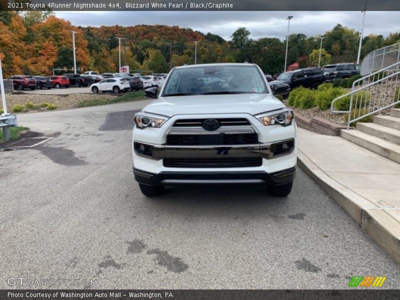 Blizzard White Pearl / Black/Graphite 2021 Toyota 4Runner Nightshade 4x4