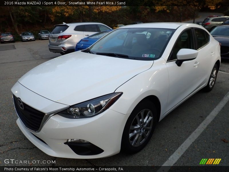  2016 MAZDA3 i Sport 4 Door Snowflake White Pearl Mica