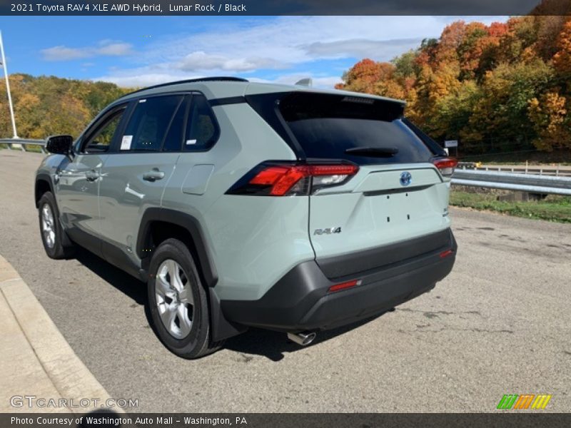 Lunar Rock / Black 2021 Toyota RAV4 XLE AWD Hybrid