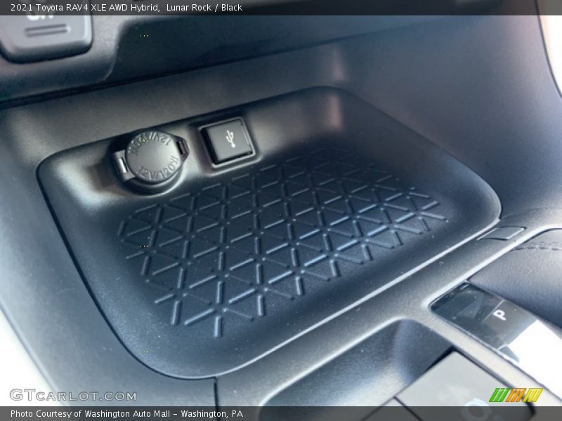 Lunar Rock / Black 2021 Toyota RAV4 XLE AWD Hybrid