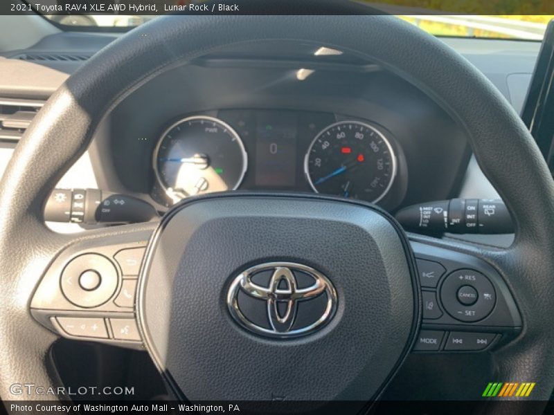 Lunar Rock / Black 2021 Toyota RAV4 XLE AWD Hybrid