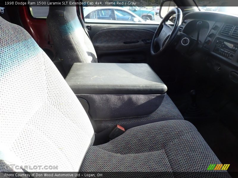 Flame Red / Gray 1998 Dodge Ram 1500 Laramie SLT Extended Cab 4x4