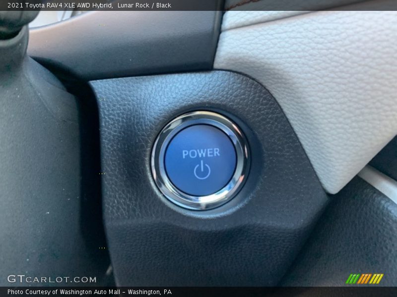 Lunar Rock / Black 2021 Toyota RAV4 XLE AWD Hybrid