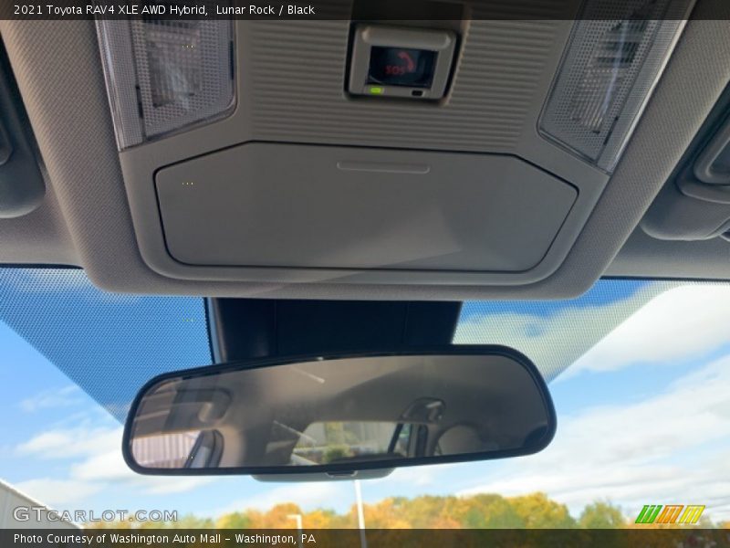 Lunar Rock / Black 2021 Toyota RAV4 XLE AWD Hybrid