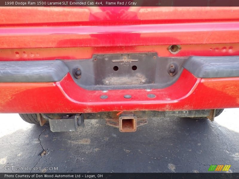 Flame Red / Gray 1998 Dodge Ram 1500 Laramie SLT Extended Cab 4x4