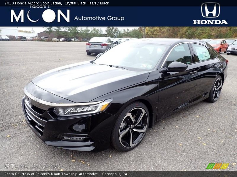 Crystal Black Pearl / Black 2020 Honda Accord Sport Sedan