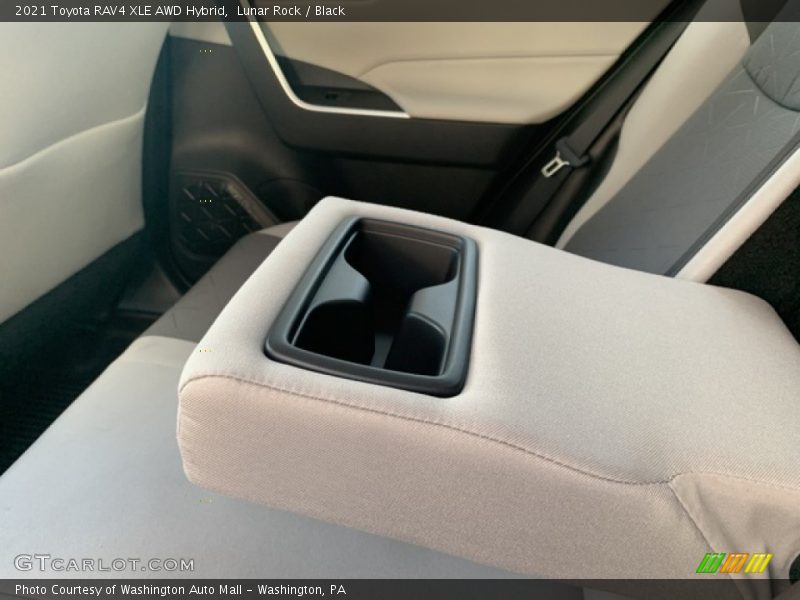 Lunar Rock / Black 2021 Toyota RAV4 XLE AWD Hybrid