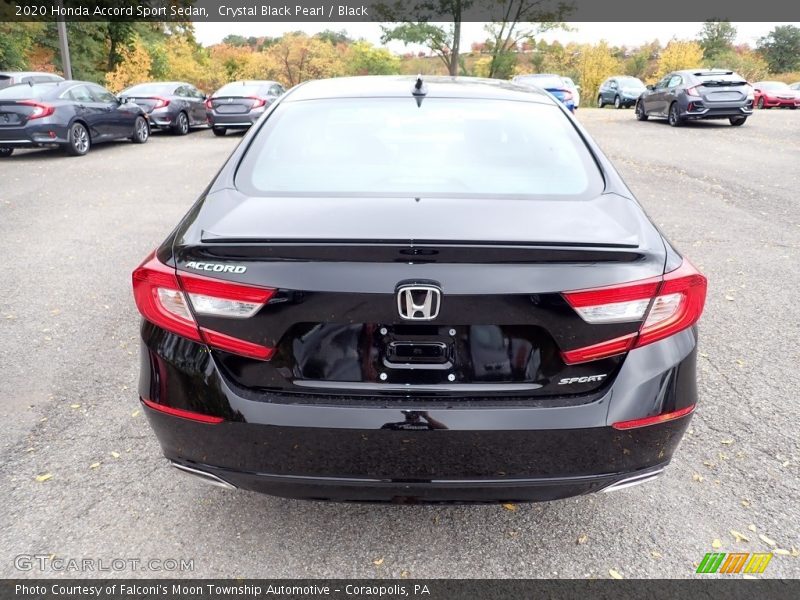 Crystal Black Pearl / Black 2020 Honda Accord Sport Sedan