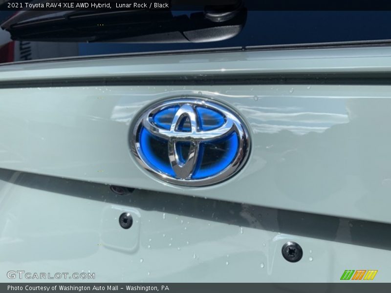 Lunar Rock / Black 2021 Toyota RAV4 XLE AWD Hybrid