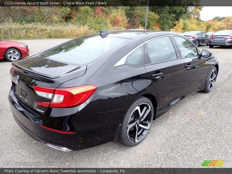 Crystal Black Pearl / Black 2020 Honda Accord Sport Sedan