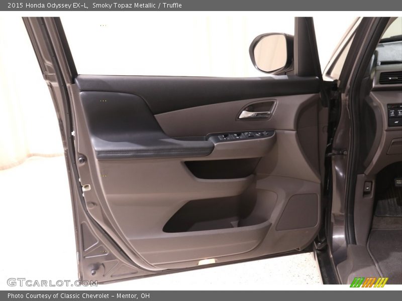 Smoky Topaz Metallic / Truffle 2015 Honda Odyssey EX-L