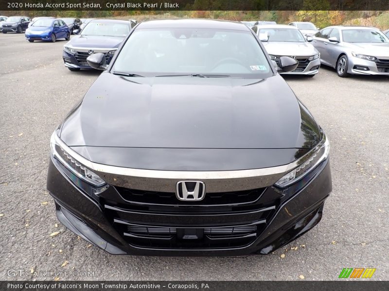 Crystal Black Pearl / Black 2020 Honda Accord Sport Sedan