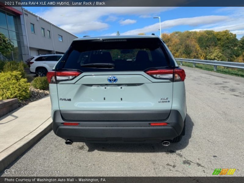 Lunar Rock / Black 2021 Toyota RAV4 XLE AWD Hybrid